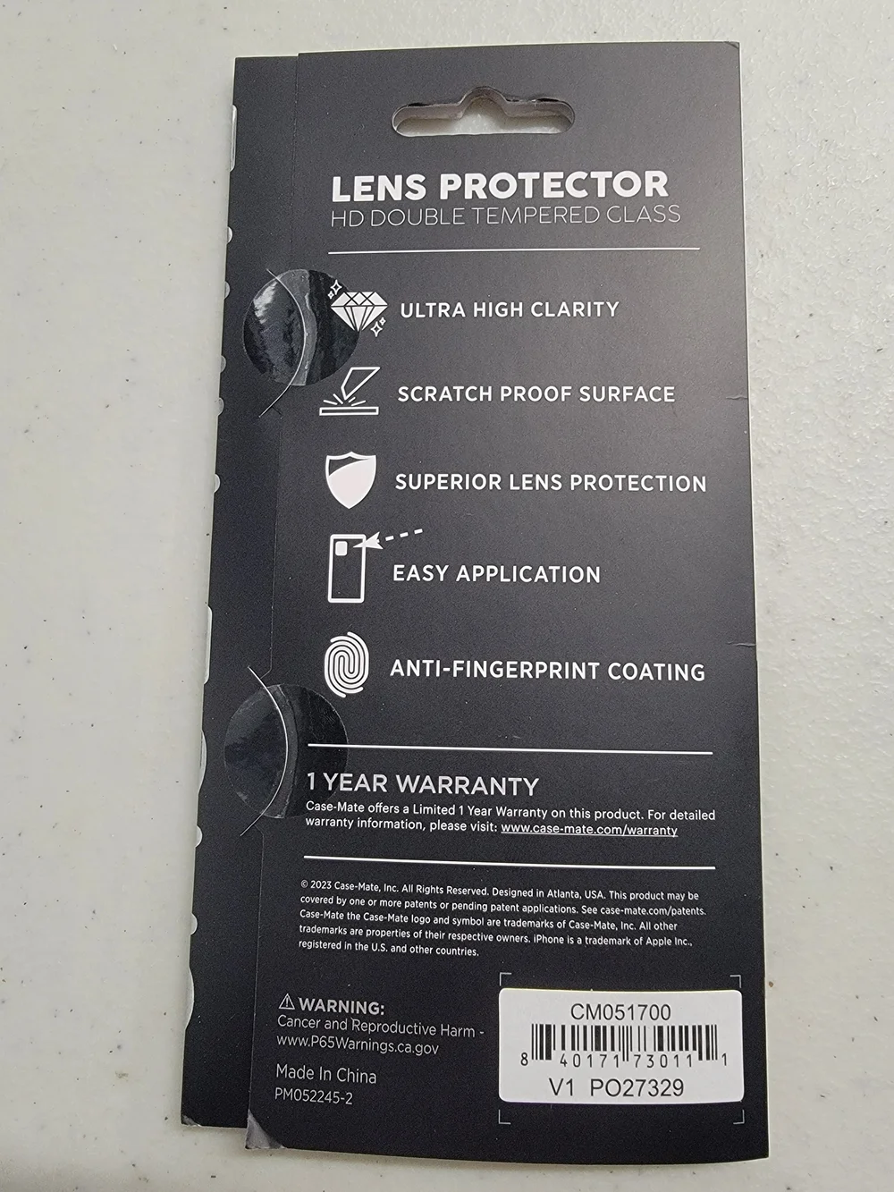 case-mate Twinkle Silver Camera Lens Protector